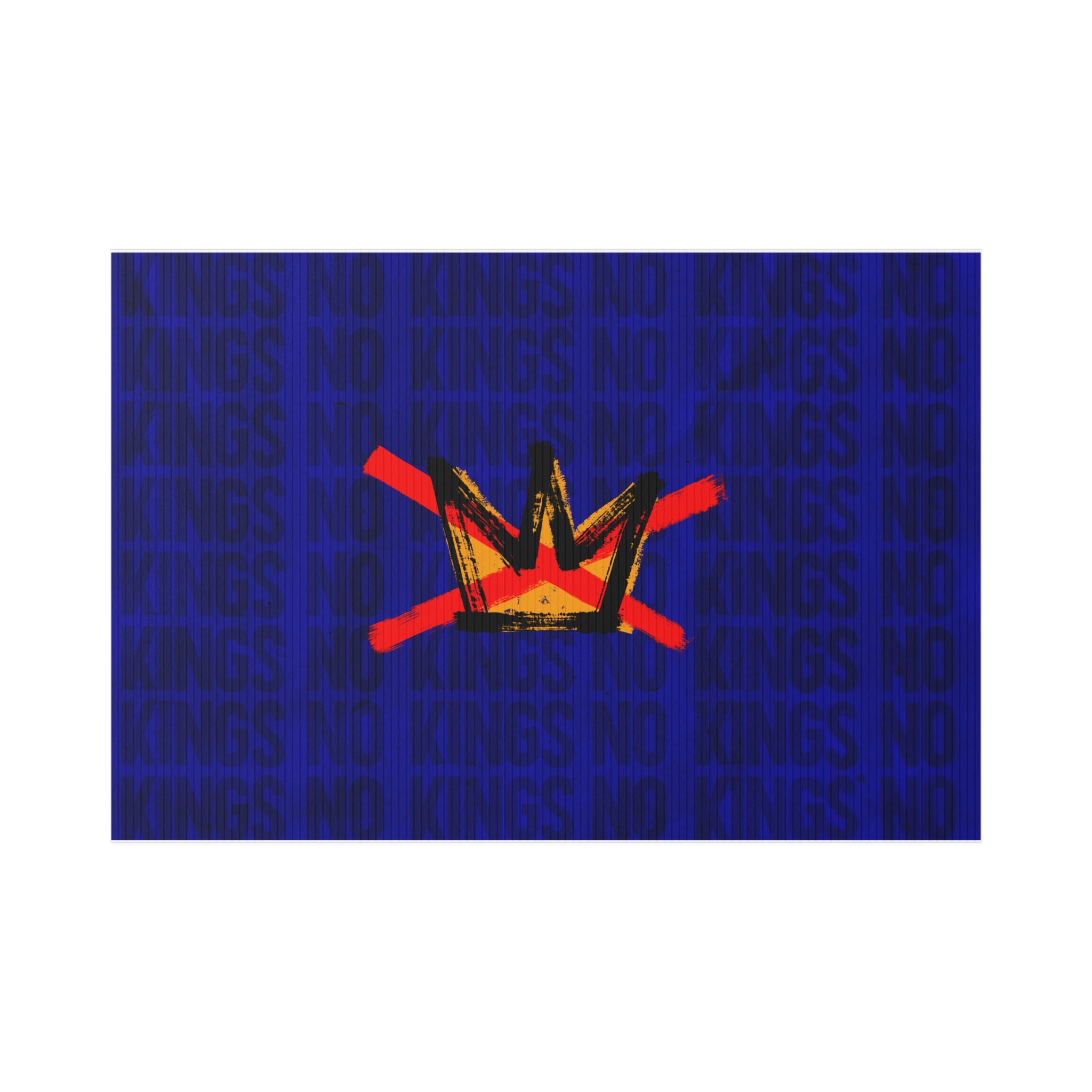NO KINGS Lawn Sign